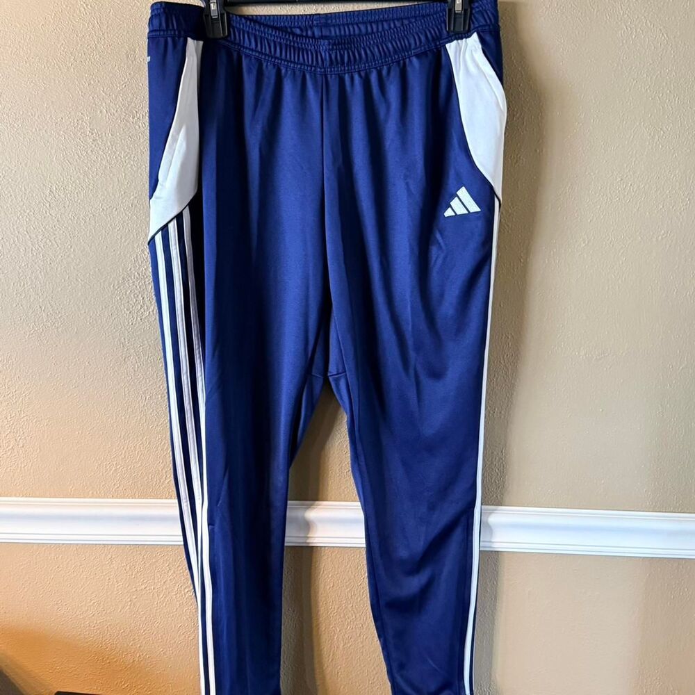 Adidas Women's Navy and Blue Joggers-tracksuits, Size 1X
